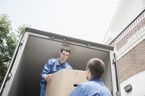 Packed boxes and household items ready for a Chasecross move