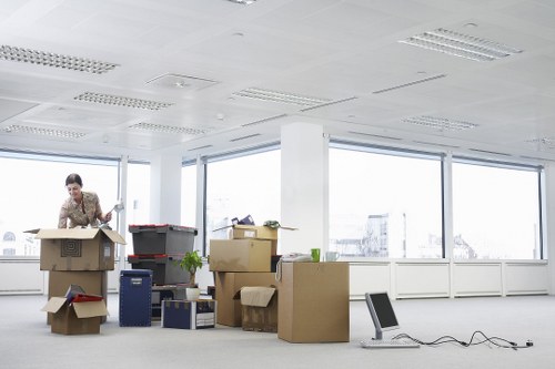 Packing and loading household items for a move in Chasecross